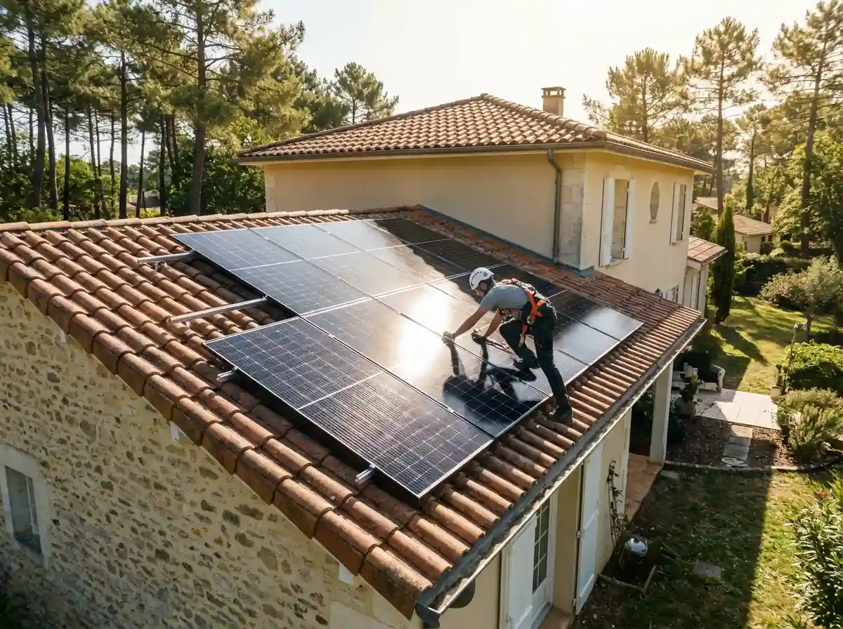 Installation de Panneaux Solaires Marcheprime